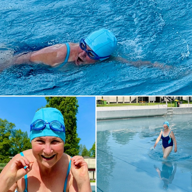 Schwimmen im Gänsehäuferl-Bad